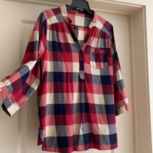 ModCloth Plaid Tunic Flannel 2x